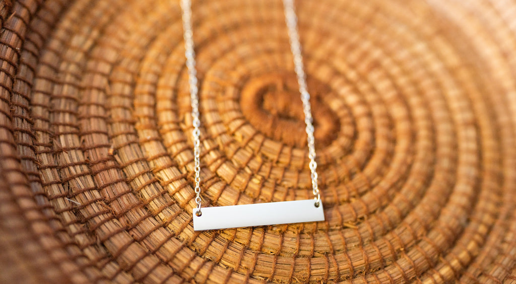 Personalized Bar Necklace