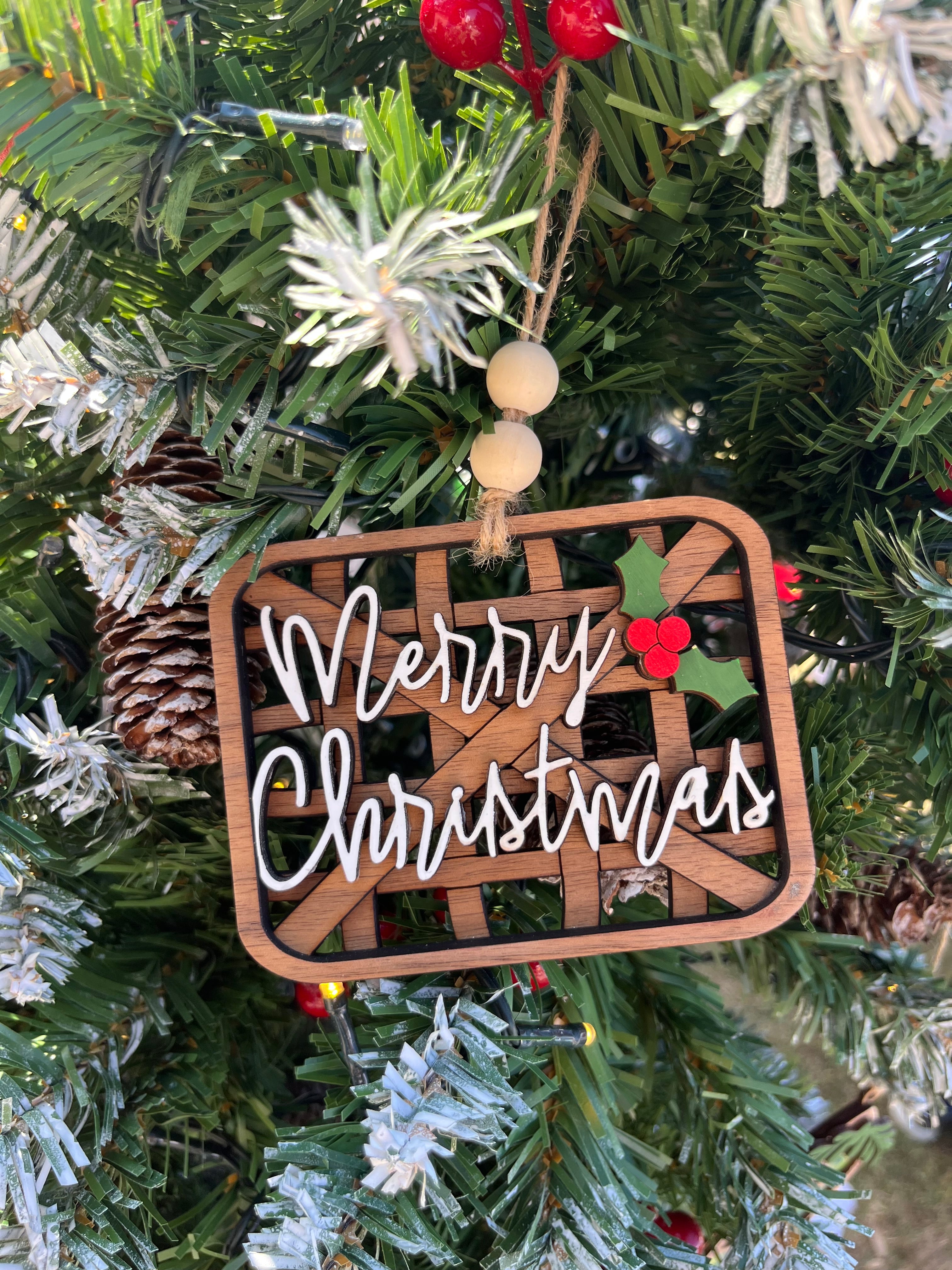 RTS Merry Christmas Ornament