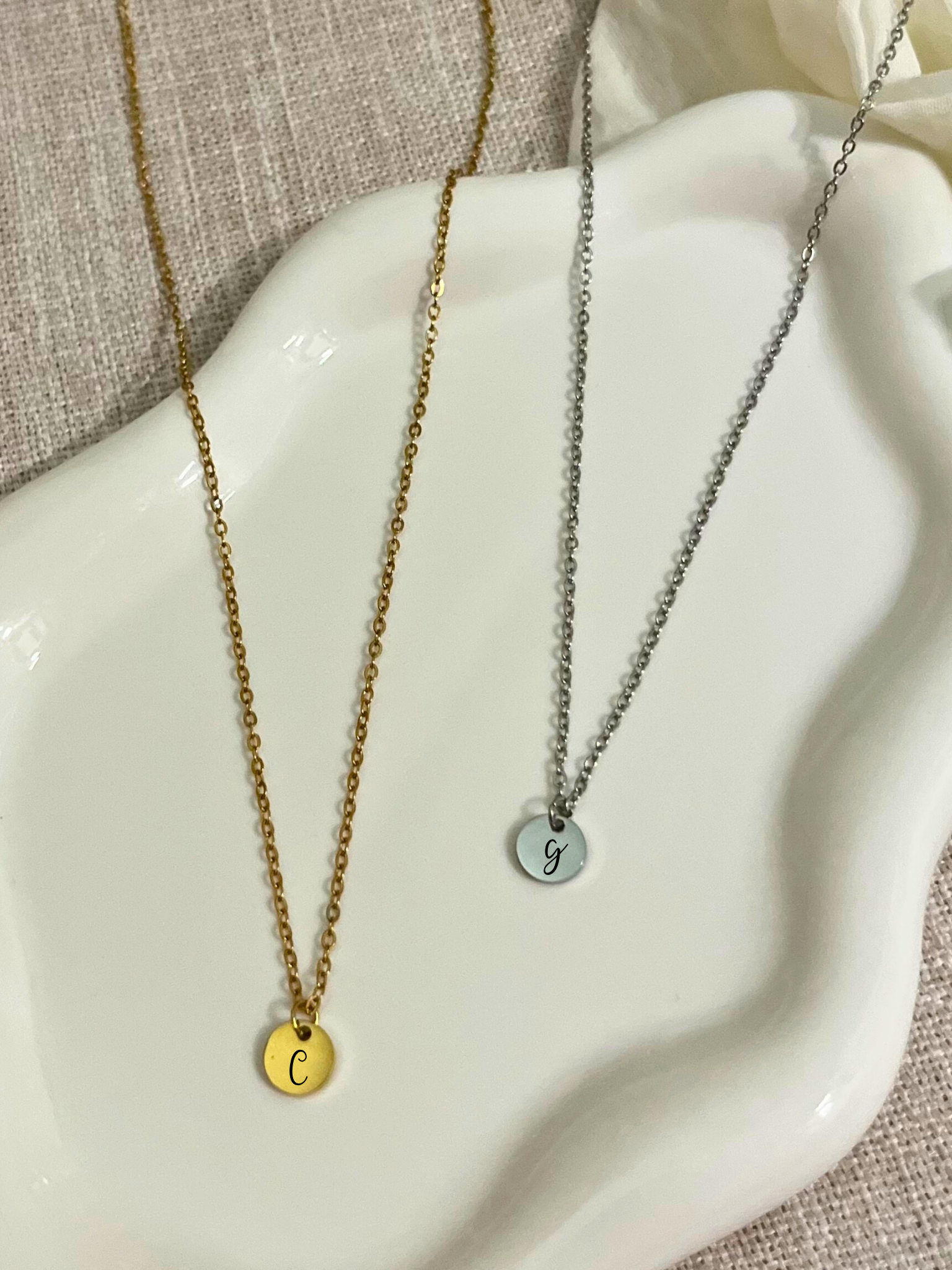 the everyday initial necklace