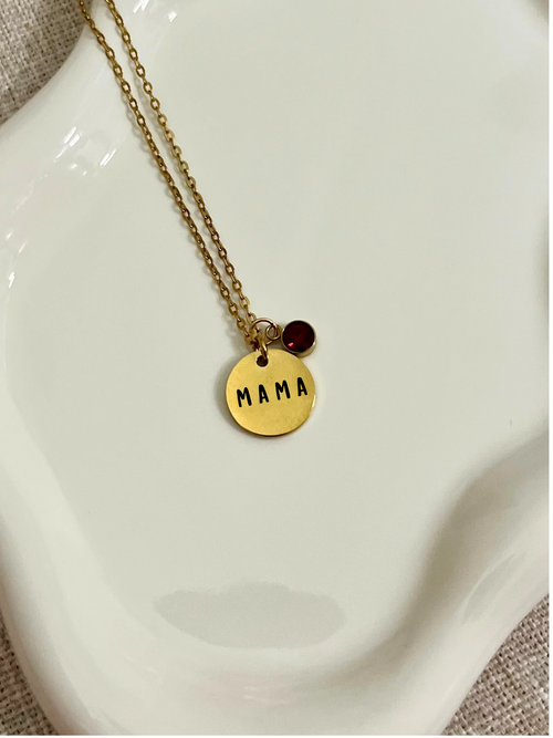 birthstone keepsake necklace